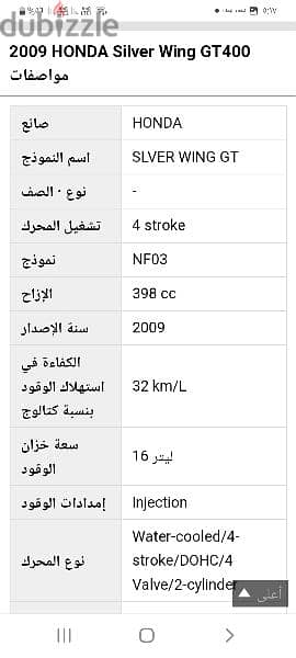 سكوتر هوندا سيلفر وينج ٤٠٠ 6