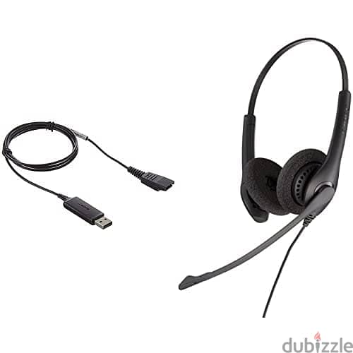 Jabra biz 1500 with Jabra link 230 usb adapter. 1