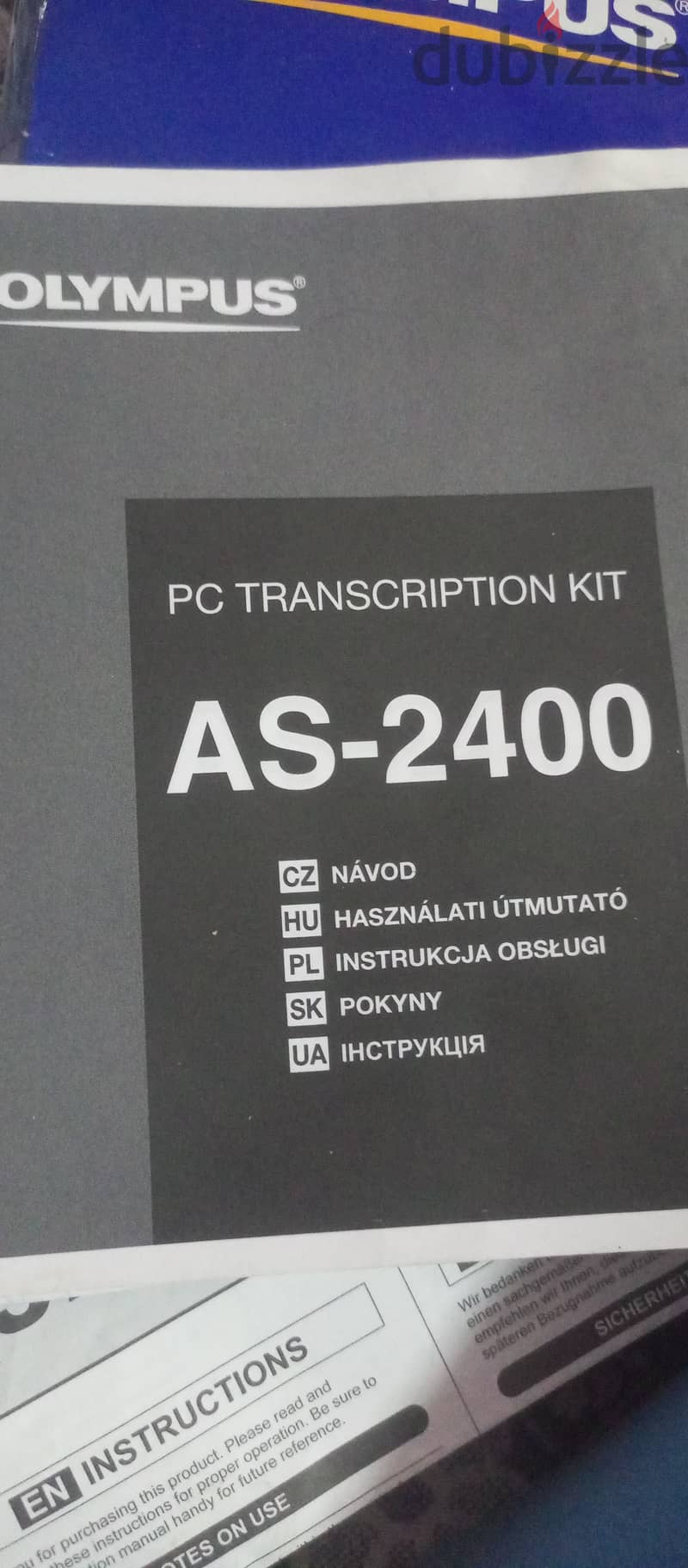 أوليمبوس RS-27 USB دواسة القدم مع برنامج النسخ لملفات DSS برو، DSS، W 2