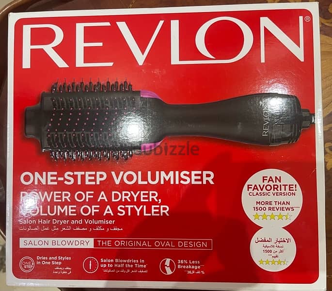 revlon hair brush one step volumiser 1