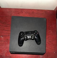 ps4 slim 500 excellent condition with 1 controller , بلايستيشن 4 سليم