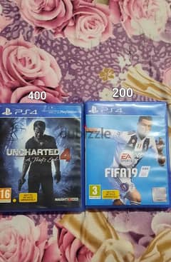 [CD FIFA19] [CD UNCHARTED 4 مدبلجه عربي]