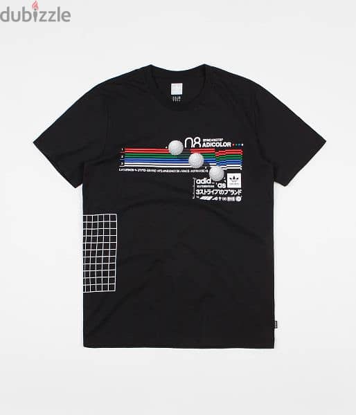 Adidas Colfax tee t-shirt with print size M/L from France 0