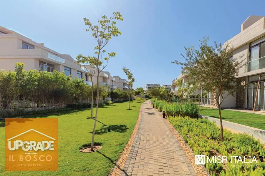 150 sqm Apartment Ground Floor with Garden - Immediate Delivery in the Heart of the New Administrative Capital, IL Bosco Compound, Prime Location 4