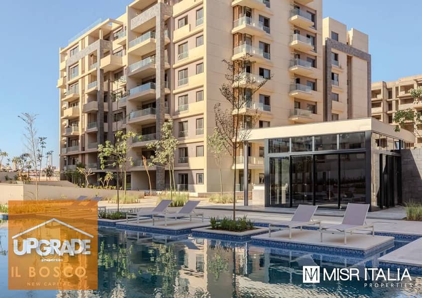 150 sqm Apartment Ground Floor with Garden - Immediate Delivery in the Heart of the New Administrative Capital, IL Bosco Compound, Prime Location 6