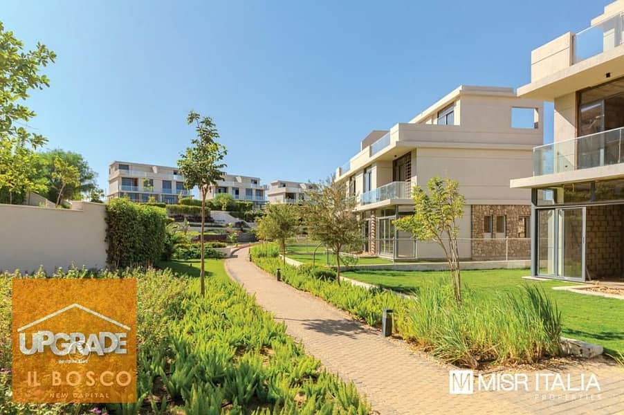 150 sqm Apartment Ground Floor with Garden - Immediate Delivery in the Heart of the New Administrative Capital, IL Bosco Compound, Prime Location 11