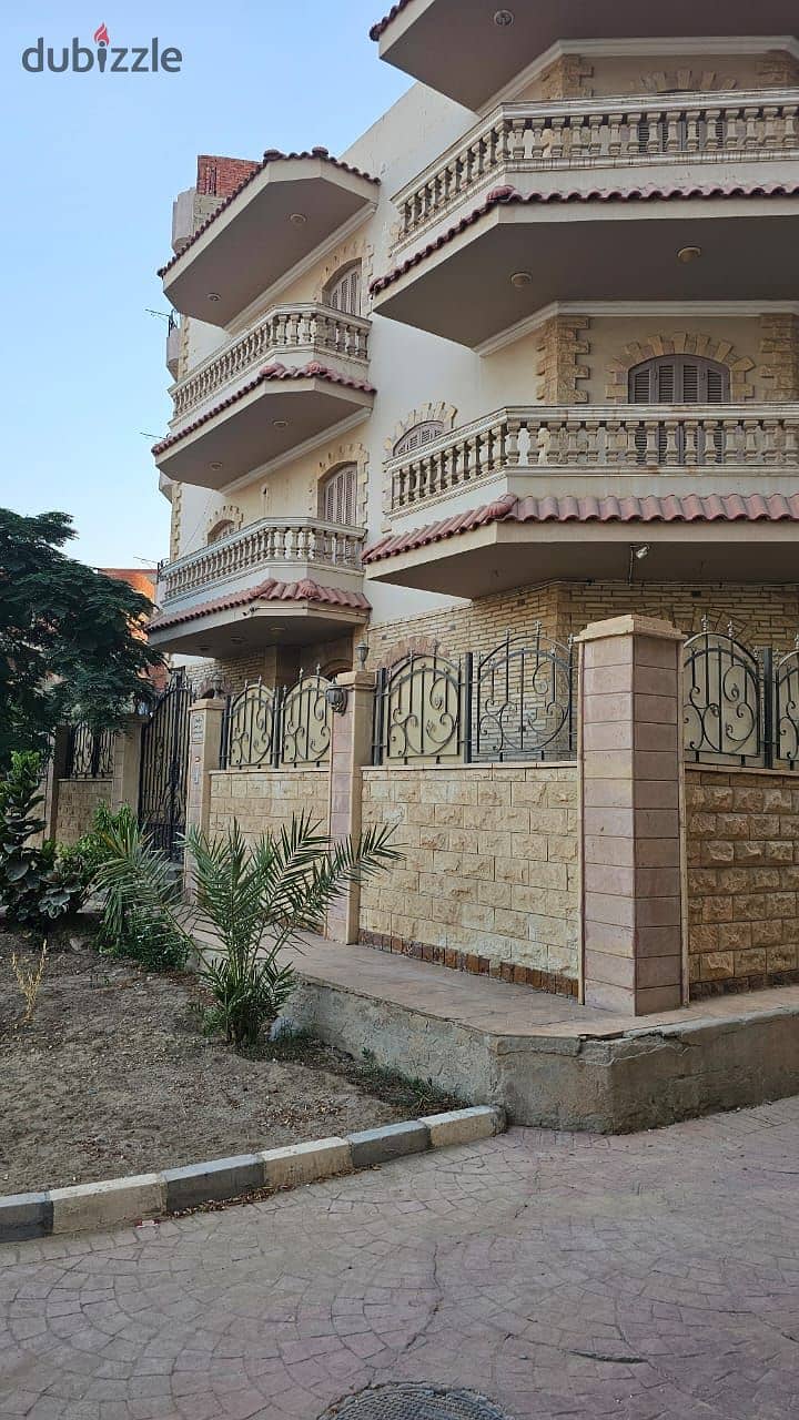 villa divided into apartments for sale 220m fully finished | 10th of Ramadan 1