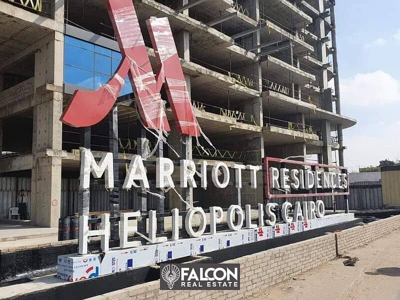 شقة للبيع ف فندق الماريوت مصر الجديدة متشطبة بالتكييفات بالتقسيط علي 7 سنوات / Marriott Residence 0