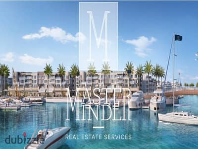 Chalet for sale overlooking Marina fully furnished Marassi By Emaar Misr