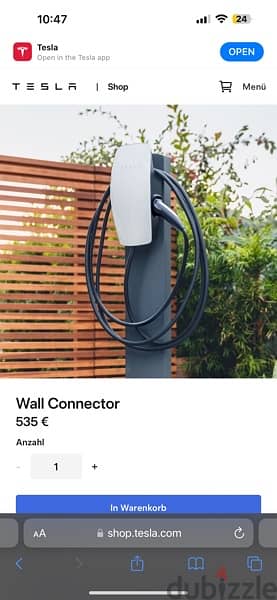 tesla wall connector charger 1