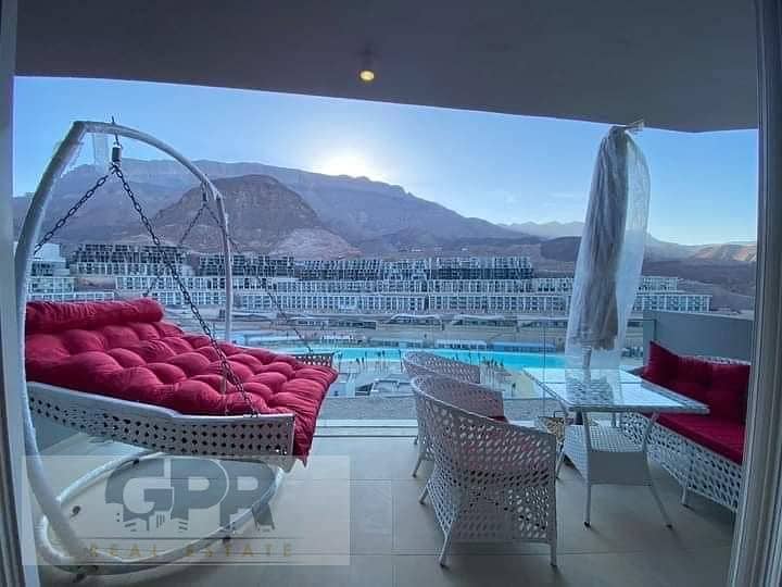 First Row modern villa (Ready) in ll monte Galala with attractive price / استلام فوري في اول مرحلة في المونت جلالة فيلا فيو للبحر بسعر لقطة 0