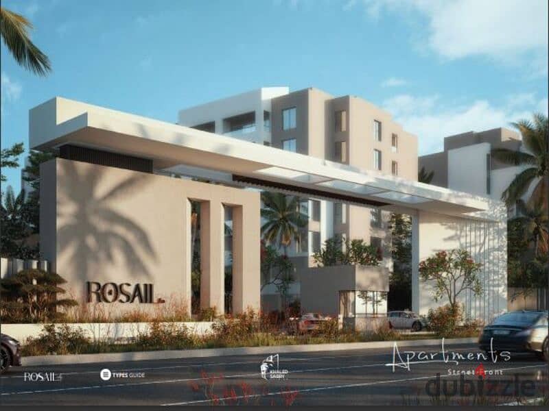 A 215m townhouse villa for sale in Rosail City Compound in Mostakbal City 6