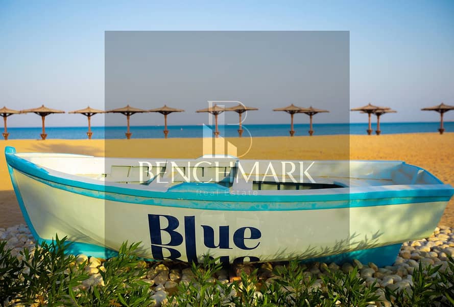 Ground chalet 100m with garden for sale in Blue Blue Village Ain Sokhna prime location and direct view on the sea in installments over long period 11