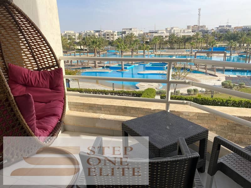 بسعر لقطة شاليه للبيع 95م sea view فى امواج الساحل الشمالى 1