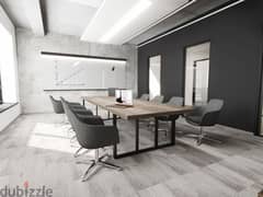 ترابيزة اجتماعات خشبية فاخرة meeting room - تصميم راقٍ يعزز مكانتك 0