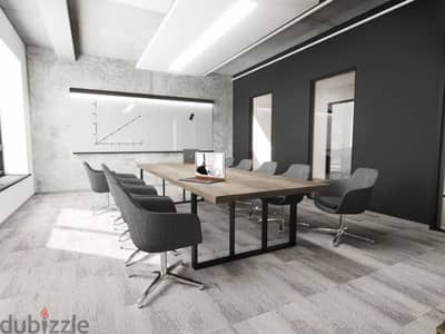 ترابيزة اجتماعات خشبية فاخرة meeting room - تصميم راقٍ يعزز مكانتك