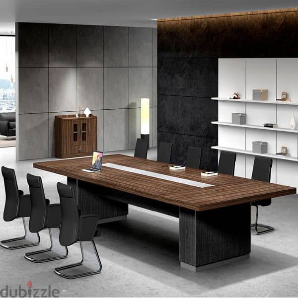 ترابيزة اجتماعات خشبية فاخرة meeting room - تصميم راقٍ يعزز مكانتك 5