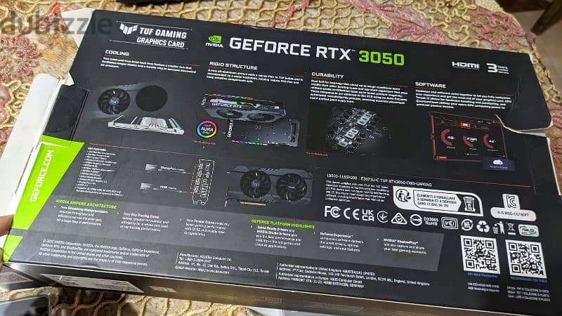 ASUS TUF RTX 3050 8GB 1