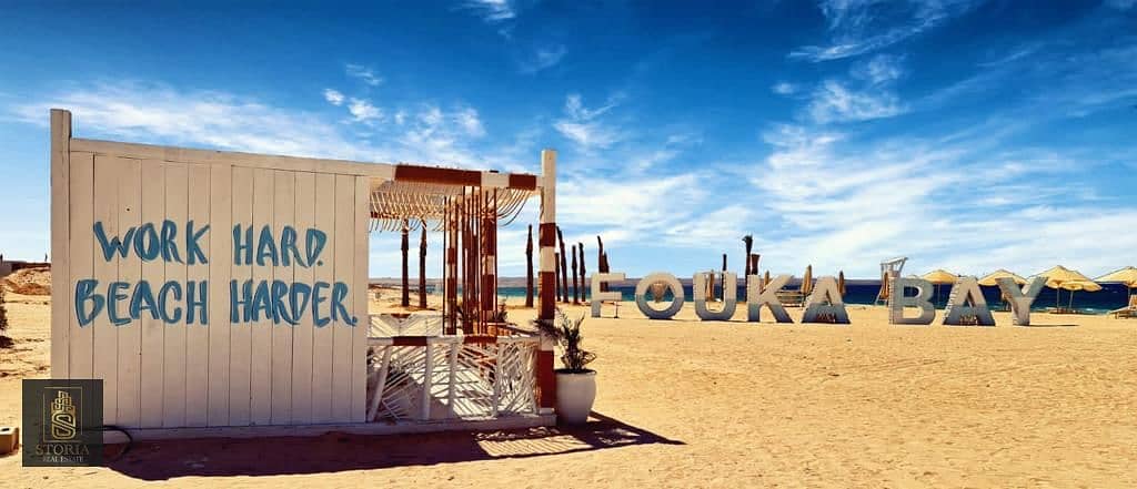 شالية 3 غرف متشطب بالكامل للبيع في فوكا باي الساحل الشمالي قسط على 9 سنوات fouka bay 6