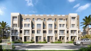 Distinctive townhouse 250m with a 54m garden and a 42m roof for sale in New Cairo, The Butterfly Compound. Book now and benefit from the launch price.