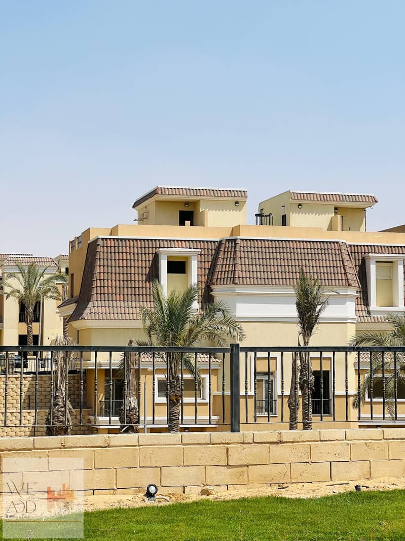 S Villa, large area 239 m, in The Butterfly Compound in Mostakbal City, with a down payment starting from 5% or 6.5%, with installments over 8 years. 8