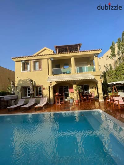 Luxury villa for sale, distinctive finishing, with a private pool, in Madinaty فيلا للبيع  فاخرة تشطيب مميز بحمام سباحة خاص في مدينتي