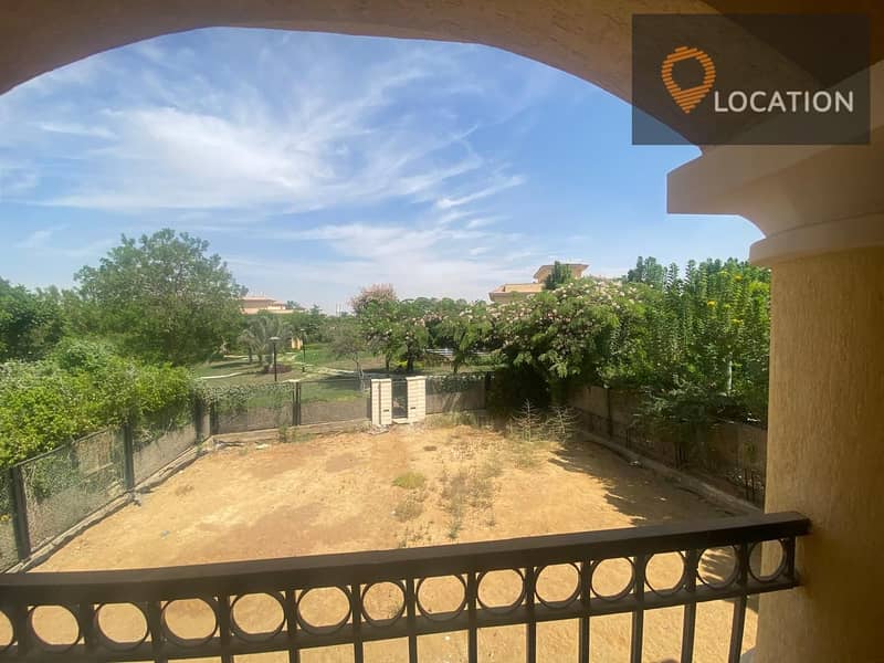 For rent, a separate villa, model G, in the most upscale phases of Madinaty, View Wide Garden 29