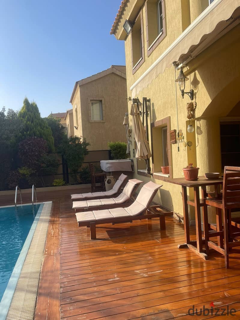 Luxury villa for sale, distinctive finishing, with a private pool, in Madinaty فيلا للبيع  فاخرة تشطيب مميز بحمام سباحة خاص في مدينتي 16