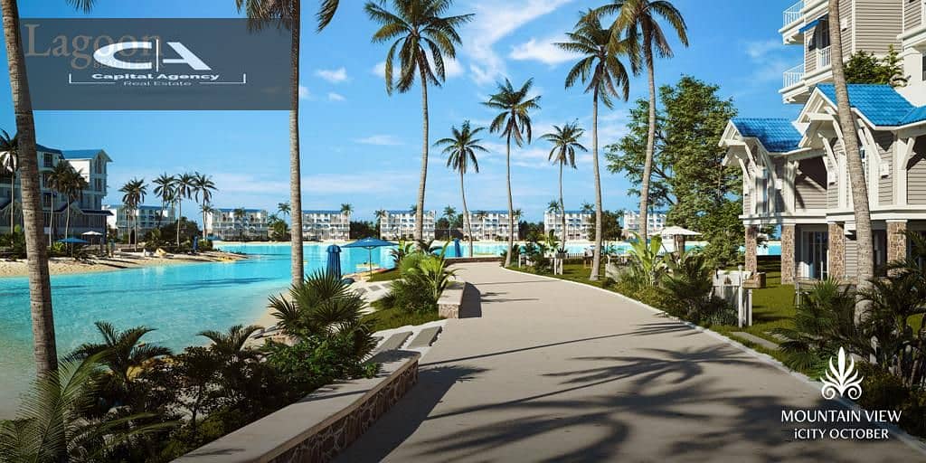 With only 10% down payment, an apartment of 150meters for sale in Mountain View iCity in the heart of October | Prime location with view on the lagoon 6