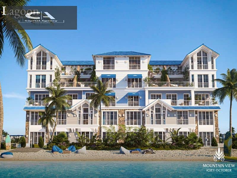 With only 10% down payment, an apartment of 150meters for sale in Mountain View iCity in the heart of October | Prime location with view on the lagoon 10