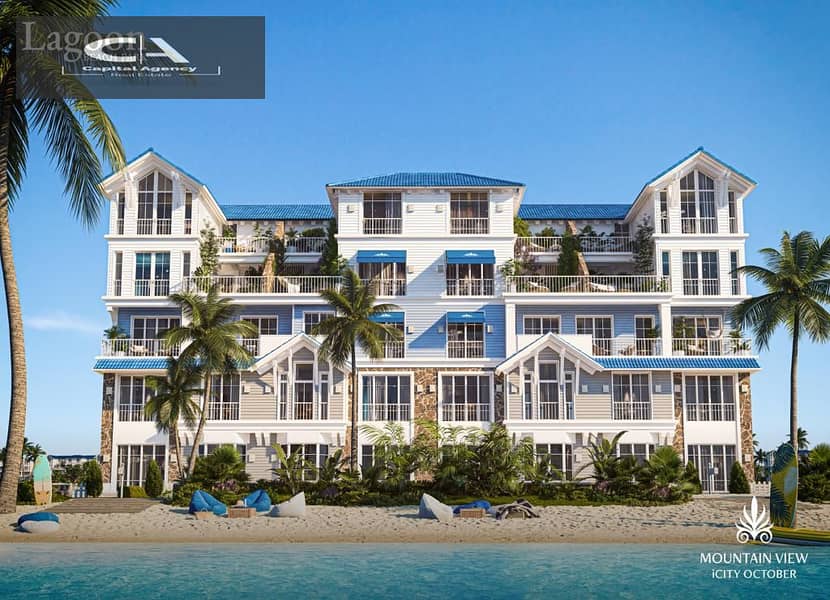 With only 10% down payment, an apartment of 150meters for sale in Mountain View iCity in the heart of October | Prime location with view on the lagoon 16