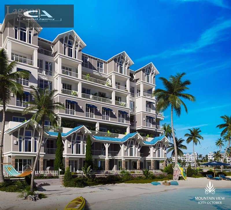 With only 10% down payment, an apartment of 150meters for sale in Mountain View iCity in the heart of October | Prime location with view on the lagoon 17