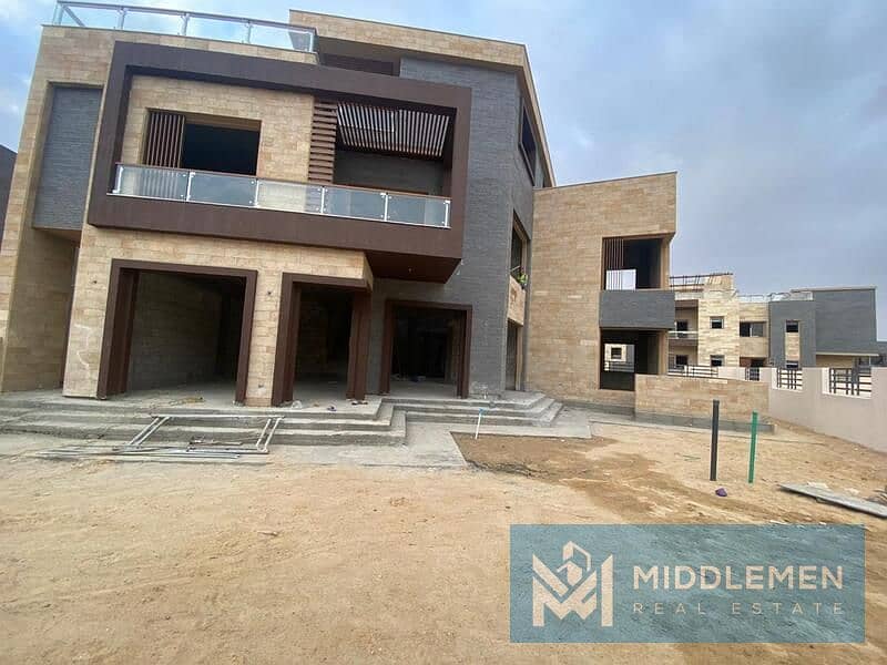 Q villa duplex 204 m garden 39 m delivery 2024 prime location , taj city new cairo 9