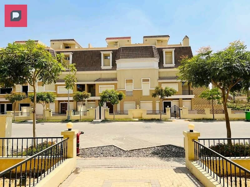 Townhouse villa for sale in a prime location in Butterfly Compound, Mostakbal City, next to Madinaty and Bloomfields and near the Fifth Settlement 4