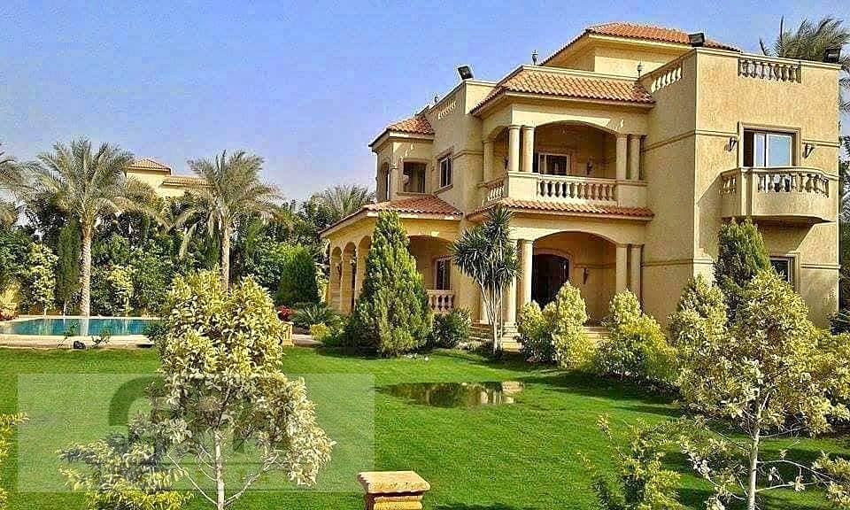 فيلا مستقله  للبيع بفيو مميز في هايد بارك التجمع الخامس على شارع  التسعين - Villa For Sale In Hyde Park in Fifth Settlement 0