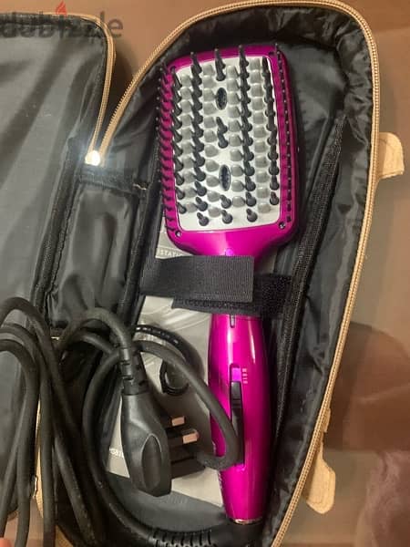 hair straightener brush 2