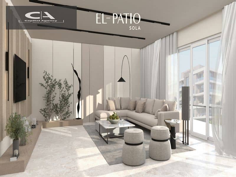 Book at the launch price with La Vista an apartment without a down payment for the longest payment period in El Patio Sola Compound in Shorouk | Patio 5