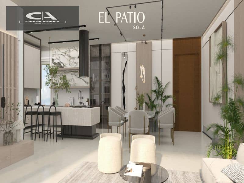 Book at the launch price with La Vista an apartment without a down payment for the longest payment period in El Patio Sola Compound in Shorouk | Patio 8