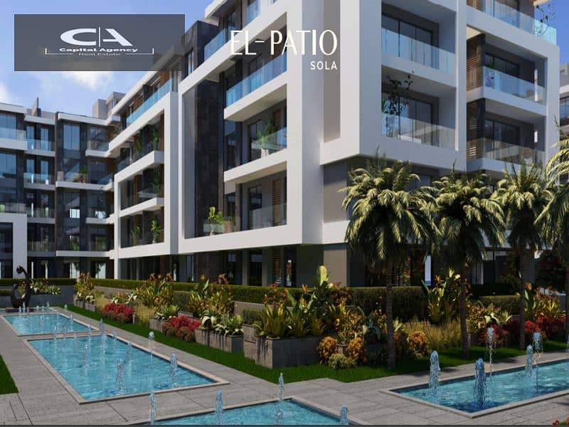 Book at the launch price with La Vista an apartment without a down payment for the longest payment period in El Patio Sola Compound in Shorouk | Patio 12