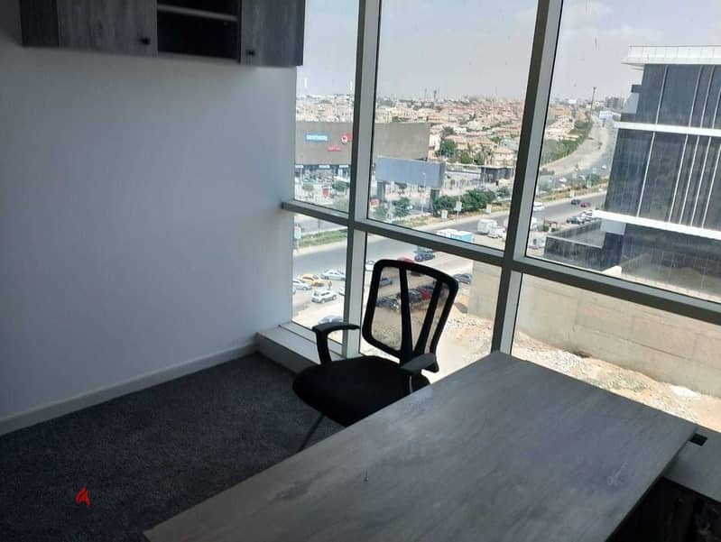 A fully furnished administrative office in the Business Plus Mall , directly on North teseen , in front of Maxim Mall and close to transportation. 2