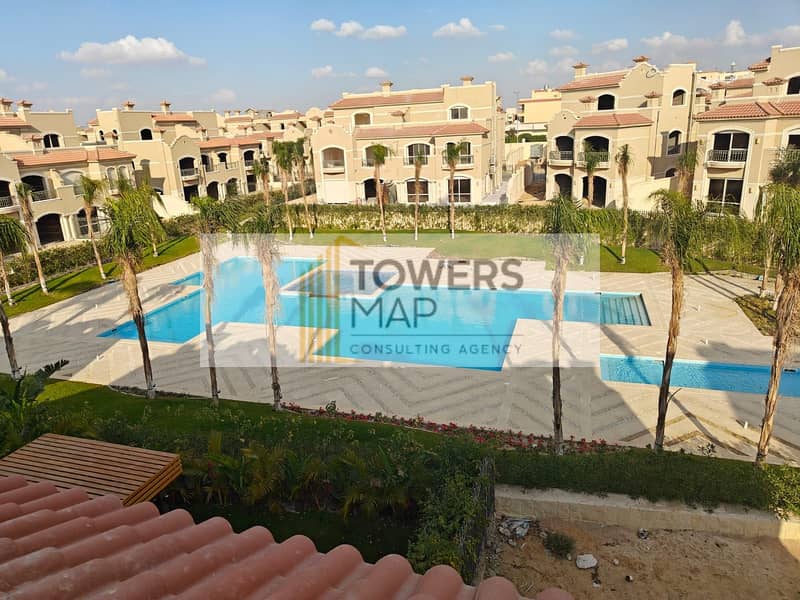 Twin House For Sale In Patio Prime el shourok / Prime Location / Ready To Move توين هاوس للبيع فى الباتيو باريم الشروق 0