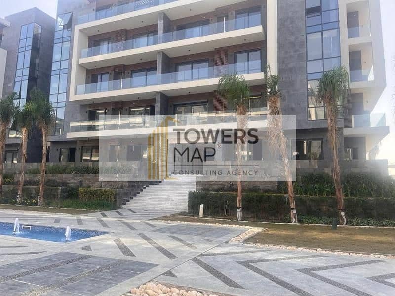 شقة 164 متر فيو بحيرات / بحرى /فى الباتيو اورو التجمع الخامس /7,500 كاش Apartment For Sale in patio Oro 9