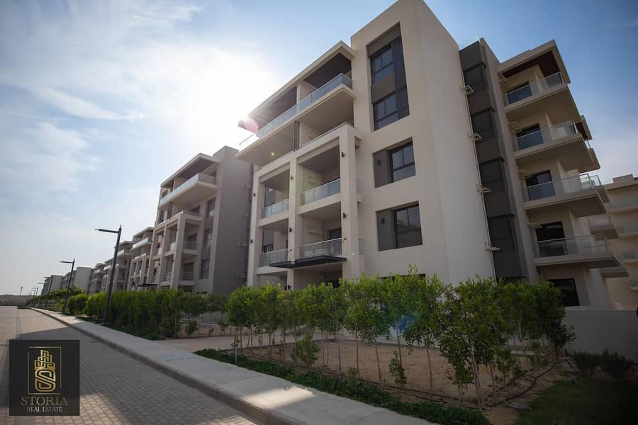 For quick sale, a160m apartment + garden, ready to delivery, fully finished, near Madinaty and mountain view icity, in The Address East Compound 6