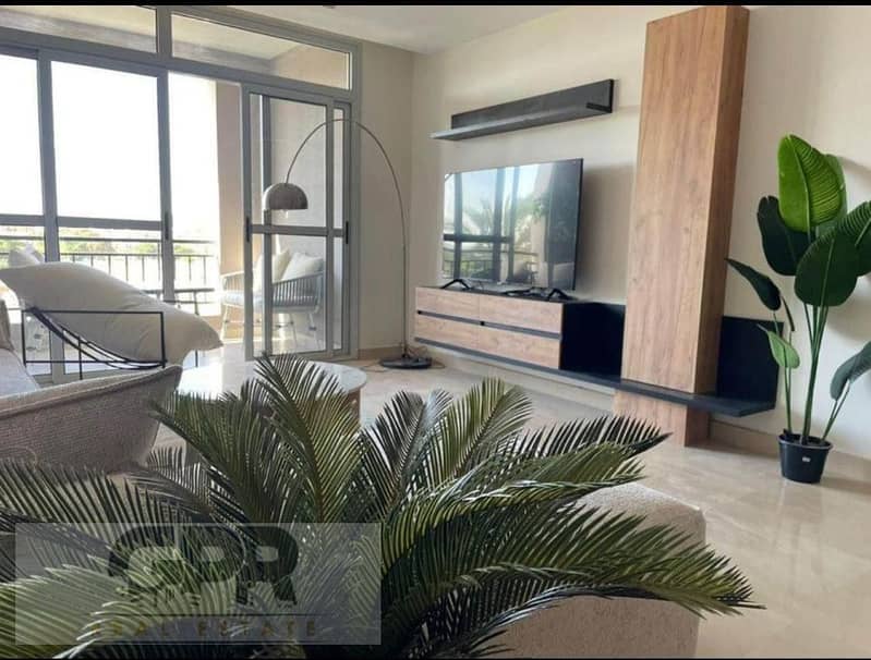 جاردن فيلا دوبلكس بمدخل خاص(دورين)بسور بالم هيلز التجمع الخامس بسعر مميز / garden villa (duplex)+private entrance in telal east new cairo 1