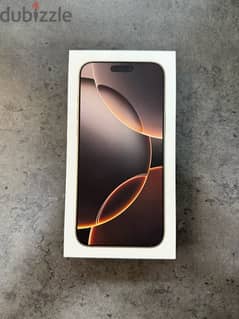 iPhone 16 pro max 256GB Desert Titanium