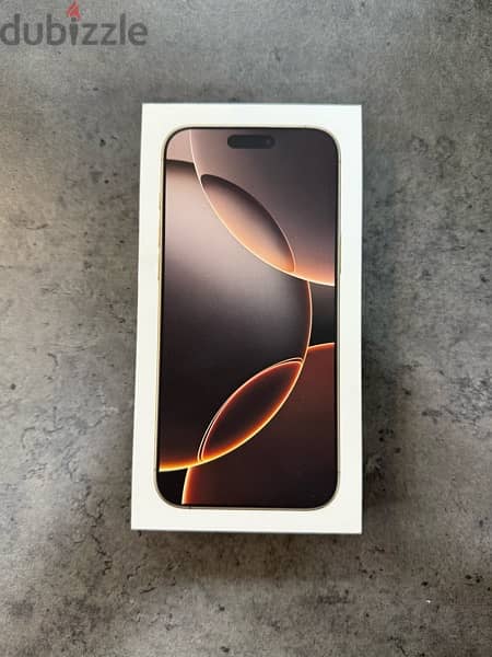 iPhone 16 pro max 256GB Desert Titanium 0