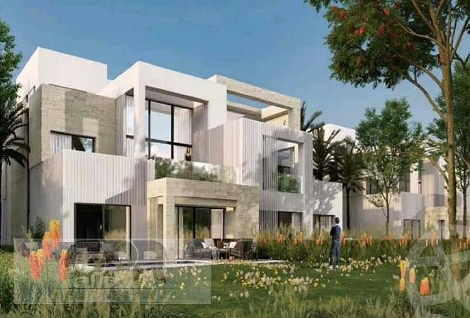 Standalone Villa for sale 330m installments in front of Hyde Park New Cairo the  Crest 3