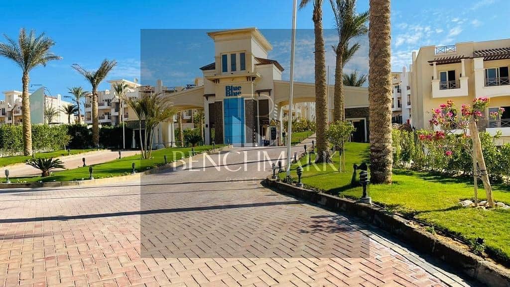 Ground chalet 141m with garden for sale in Blue Blue Village Ain Sokhna prime location and direct view on the sea in installments over 4 years 17