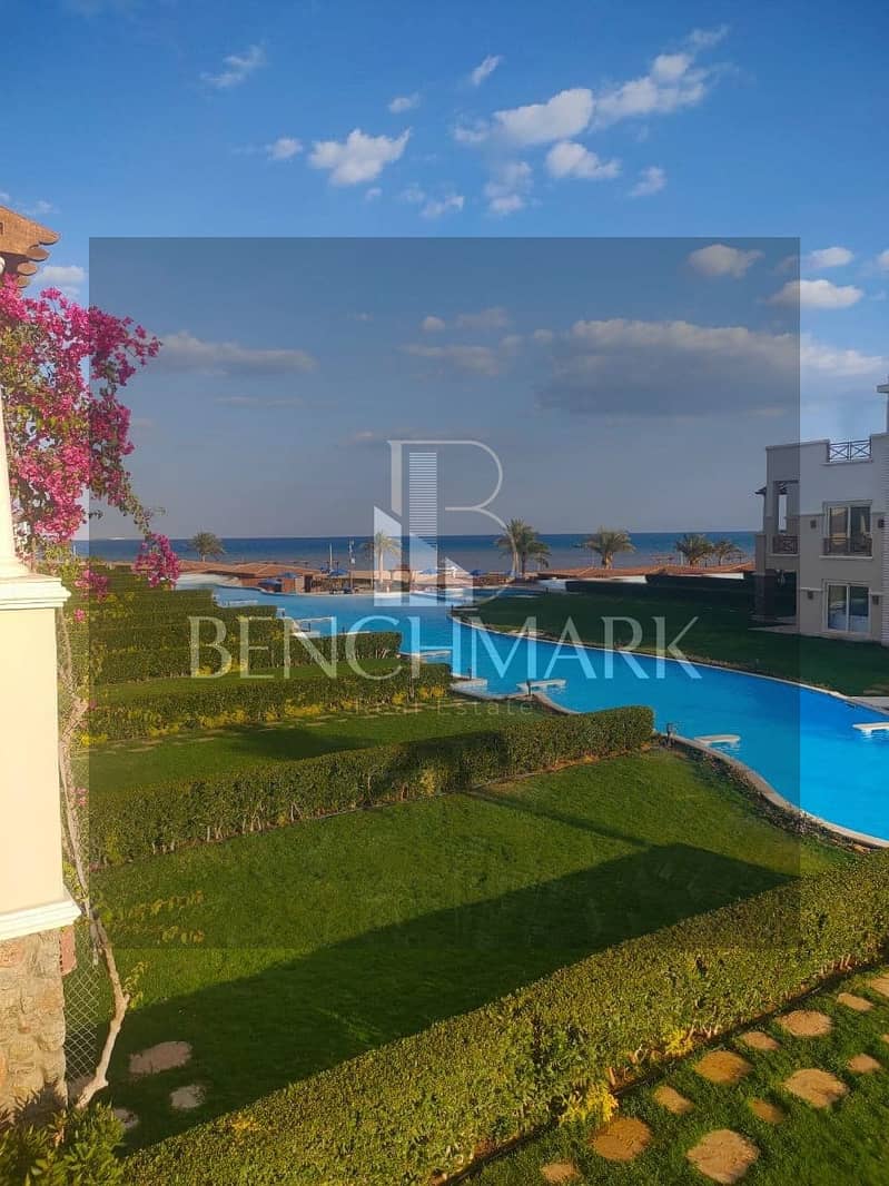 Ground chalet 141m with garden for sale in Blue Blue Village Ain Sokhna prime location and direct view on the sea in installments over 4 years 18