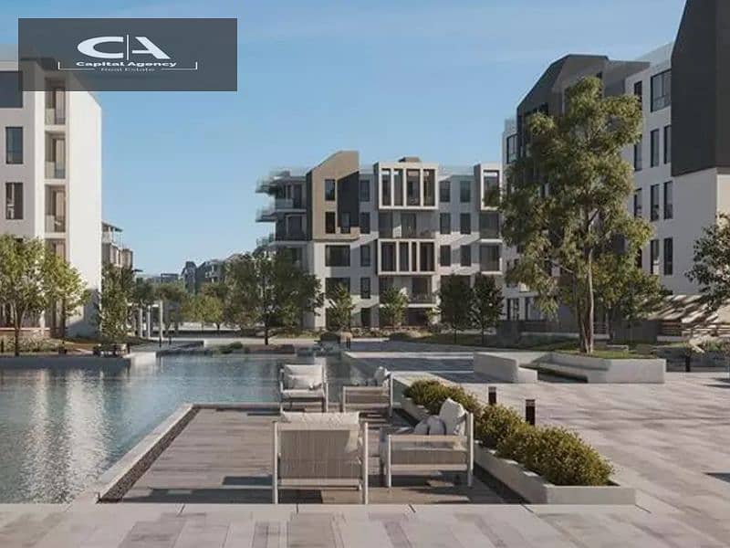 Without 0% down payment, an apartment for sale in Rivers Compound in the heart of Zayed | Offer a cityscape in installments over 10 years 1